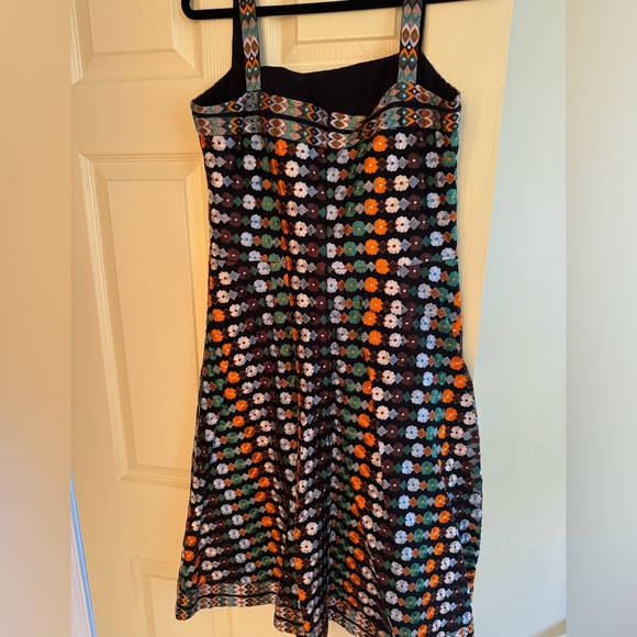 TORY BURCH Mesh, Lace, Multi-color, Floral Dress - Sleeveless - Fit & Flare - Picture 5 of 9